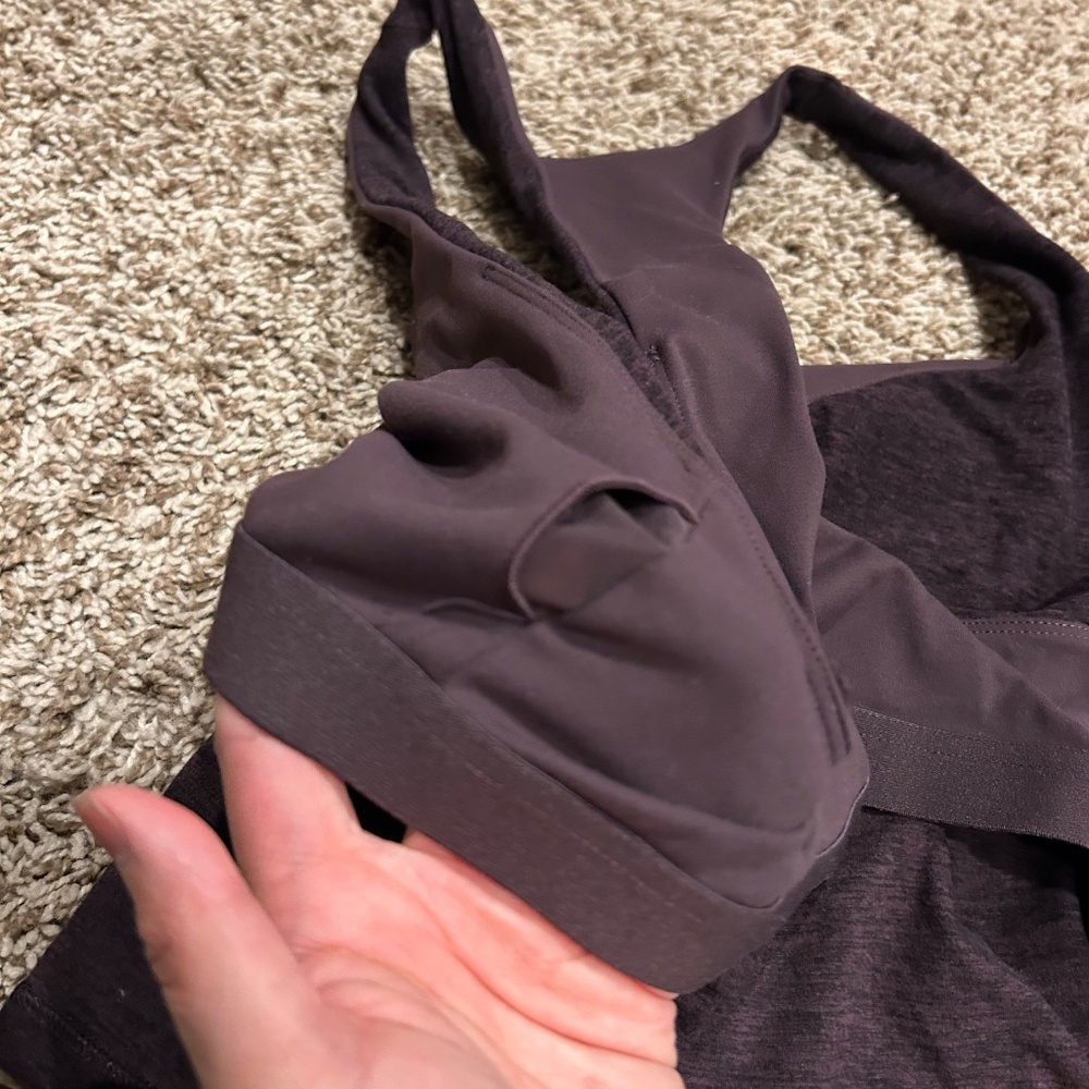 Fabletics Built In Bra Athletic Tank Top Large Racerback Lined Workout - Picture 8 of 8